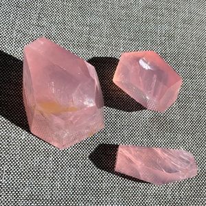 Top Quality Rose Quartz Freeform- Medium